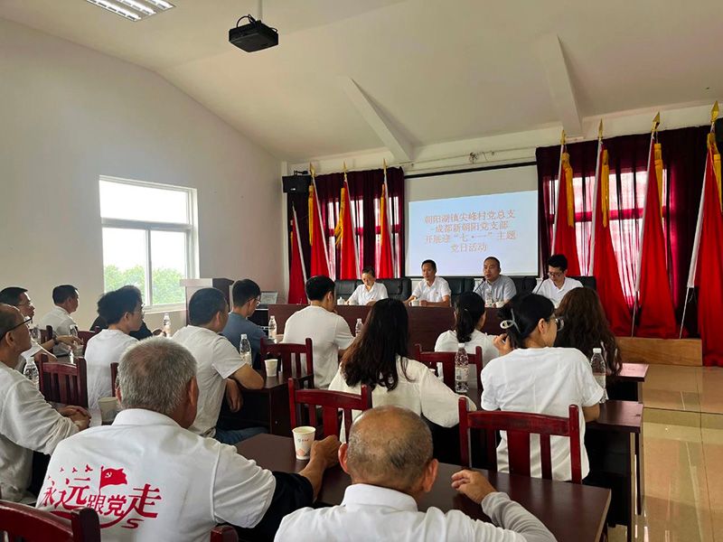 結(jié)對共建|新朝陽黨支部開展慶“七一” 主題活動